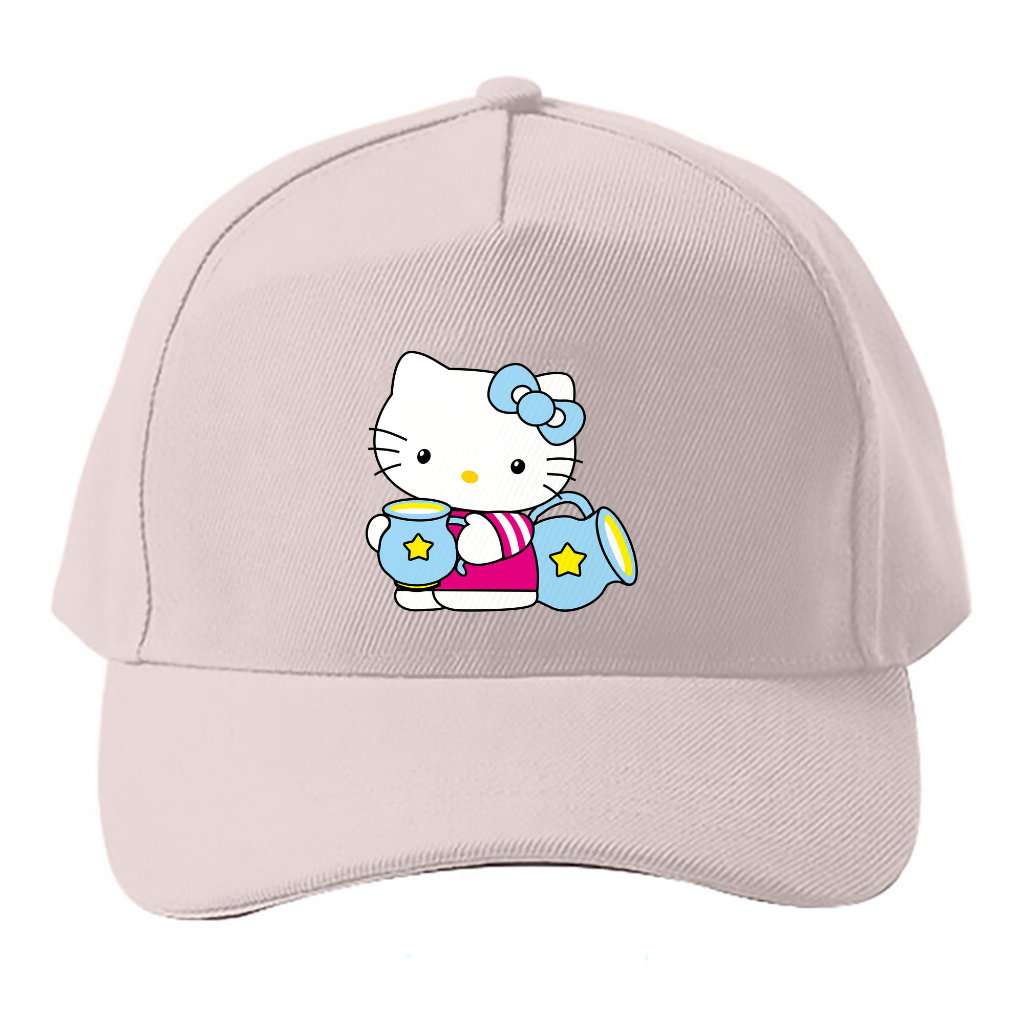 （画像用） Hello Kitty ハローキティ ベースボールキャップ 綿100％ 男女兼用 帽子 スポーツ
